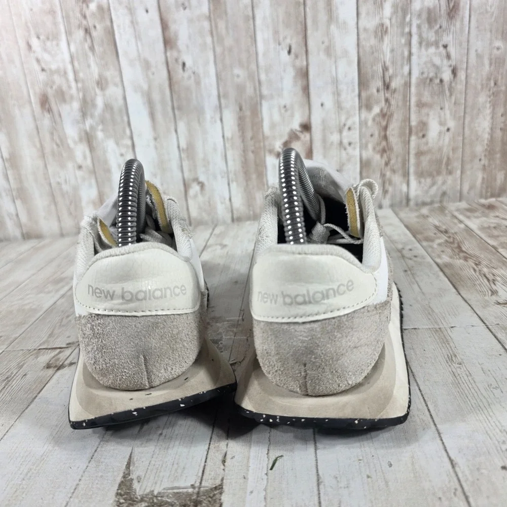 New Balance 237 Womens 6.5 White Grey Suede‎ Retro Running Sneakers MS237SE